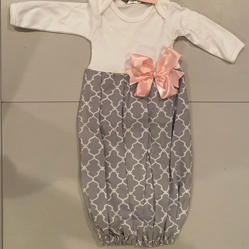 Printed sack dress for baby - size 3-6m